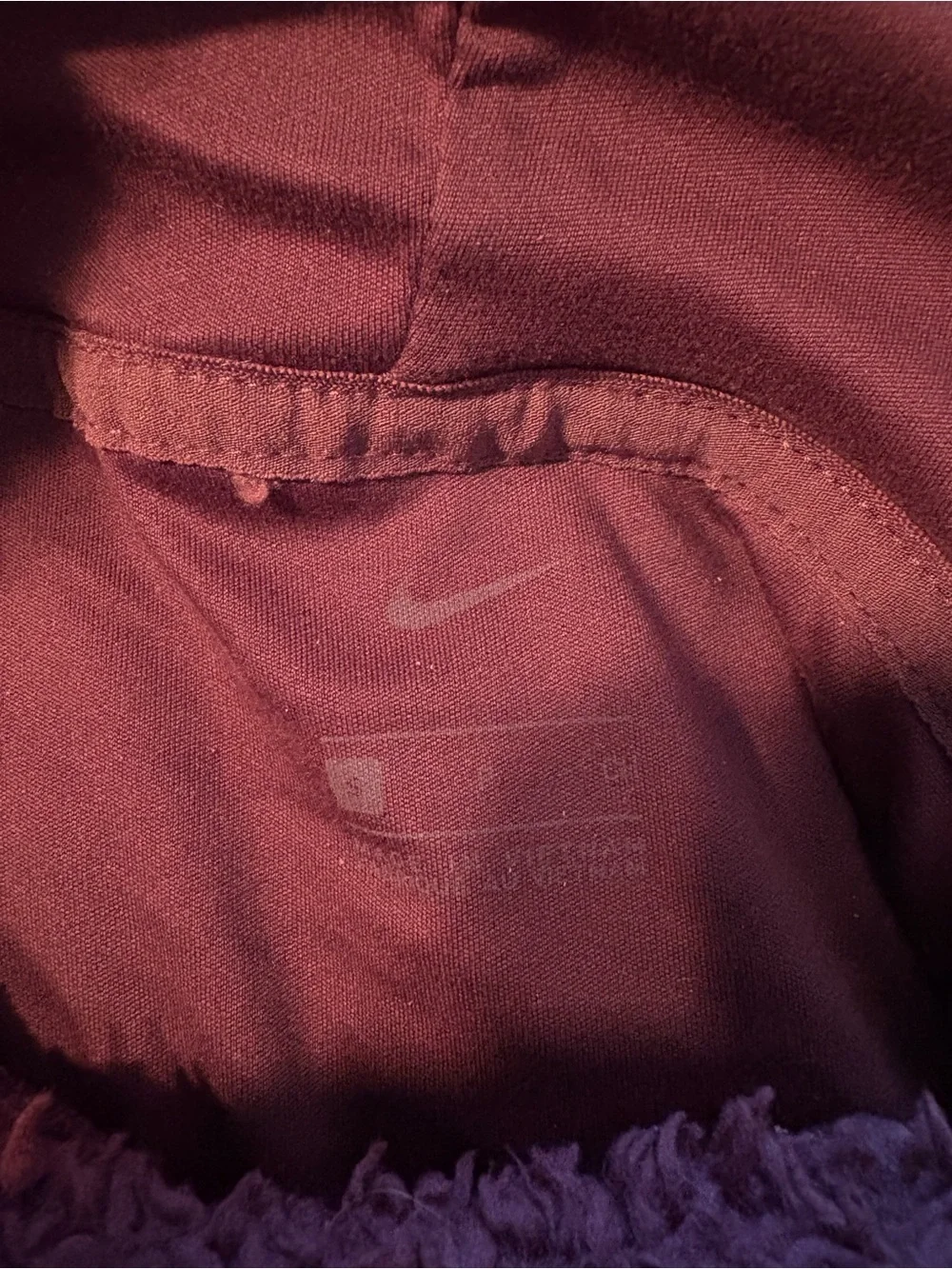 Nike Sherpa Fleece Pullover Bundle Size Small/Medium Burgundy Green